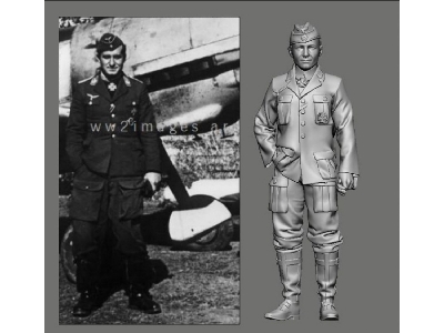 German Wwii Battle Of Britain Ace - Rolf Pingel - zdjęcie 1