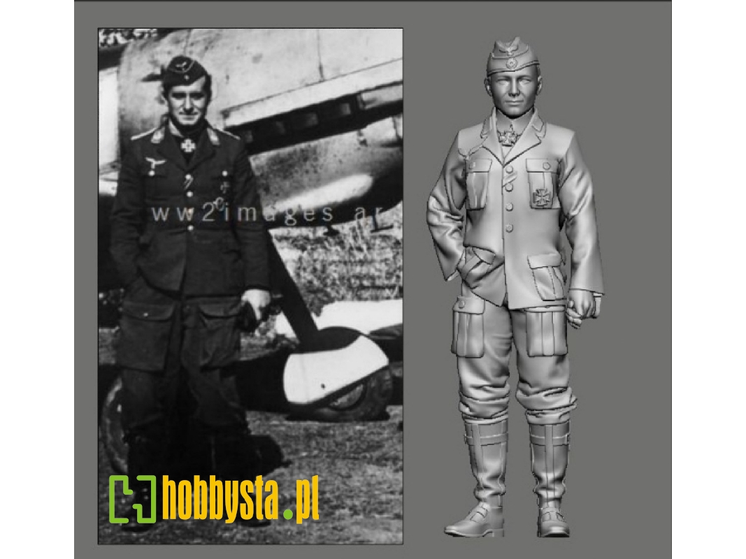 German Wwii Battle Of Britain Ace - Rolf Pingel - zdjęcie 1