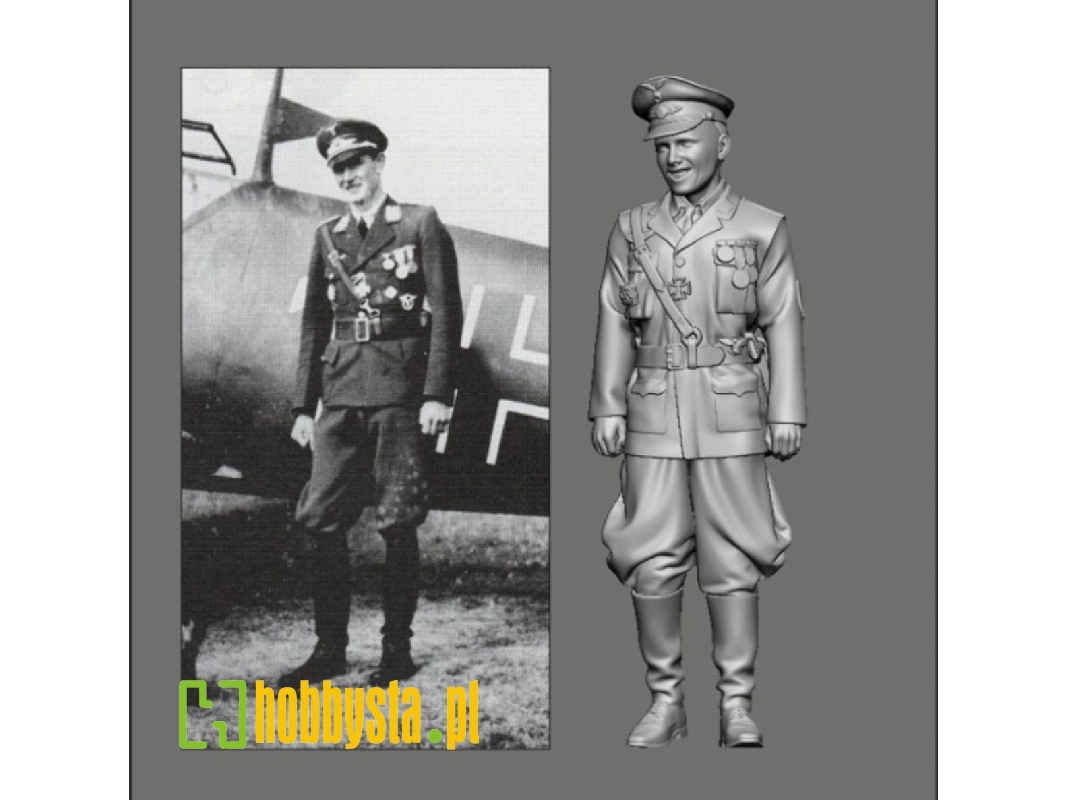German Wwii Battle Of Britain Ace - Wilhelm Balthasar - zdjęcie 1