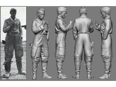 Afrika Wwii Jg 27 Gerhard Homuth (3d-printed) - zdjęcie 1