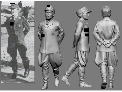 Afrika Wwii Jg 27 Werner Schröer (3d-printed) - zdjęcie 1