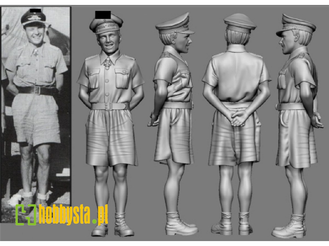 Afrika Wwii Jg 27 Gustav Rödel (3d-printed) - zdjęcie 1