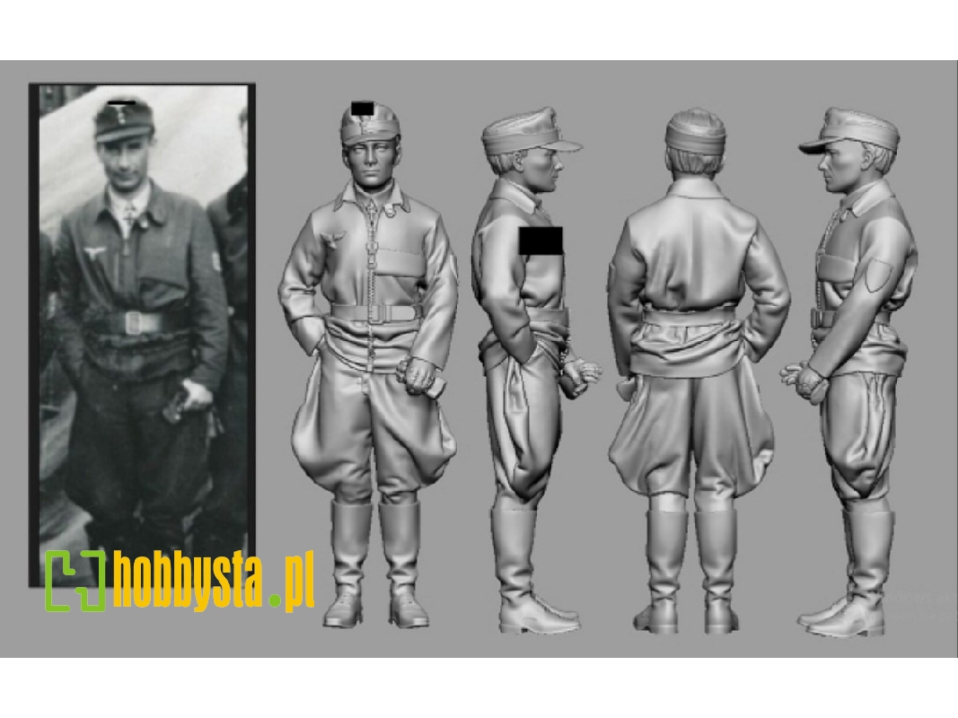 Afrika Wwii Günther "hupatz" Seeger (3d-printed) - zdjęcie 1