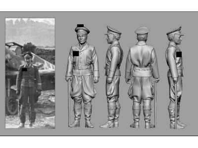 Afrika Wwii Jürgen Harder (3d-printed) - zdjęcie 1