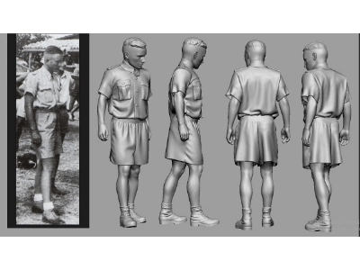 Afrika Wwii Günther Von Maltzan (3d-printed) - zdjęcie 1