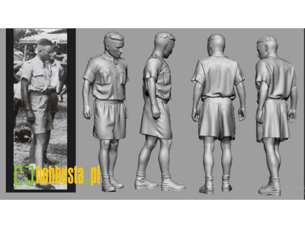 Afrika Wwii Günther Von Maltzan (3d-printed) - zdjęcie 1
