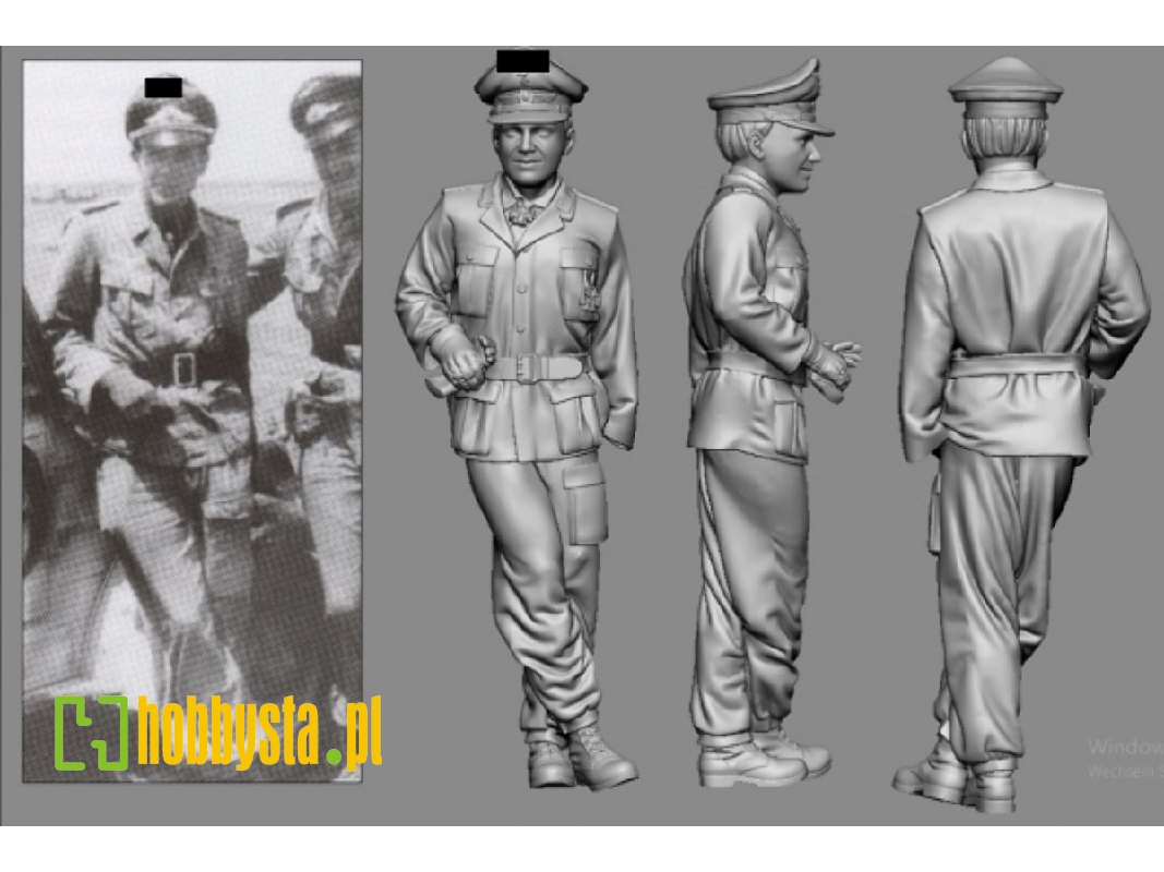 Afrika Wwii Ernst Wilhelm Reinhert (3d-printed) - zdjęcie 1