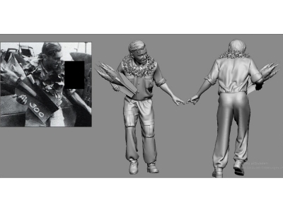 Afrika Wwii Herbert Rollwage (3d-printed) - zdjęcie 1