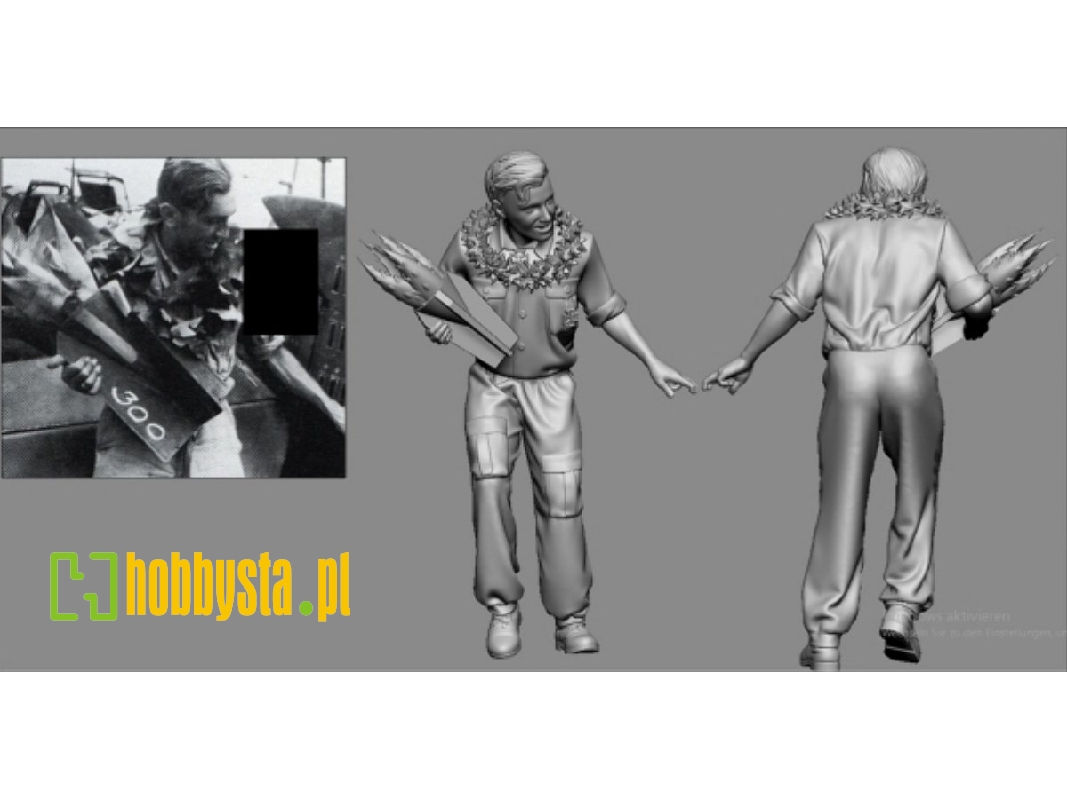 Afrika Wwii Herbert Rollwage (3d-printed) - zdjęcie 1