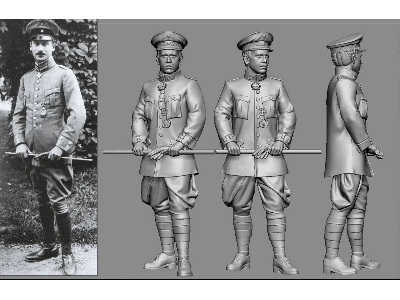 German Wwi Aces - Wilhelm Frankl (3d-printed) - zdjęcie 1