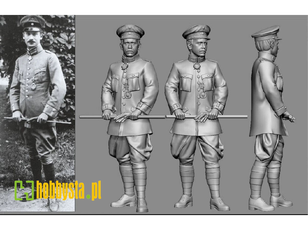 German Wwi Aces - Wilhelm Frankl (3d-printed) - zdjęcie 1
