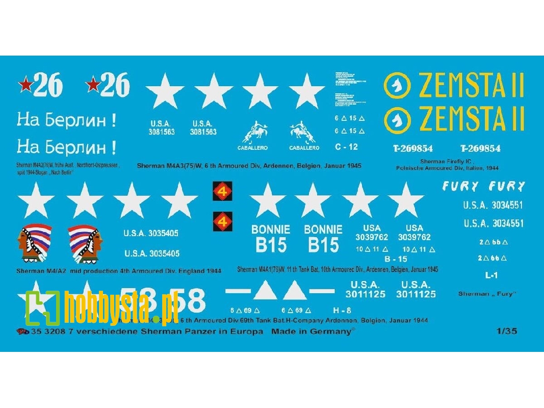 7 Different Sherman Tanks In Europa - zdjęcie 1