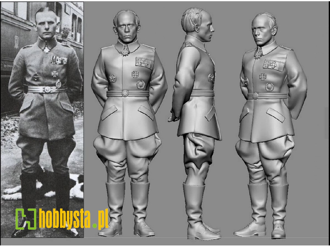 German Wwi Aces - Otto Parschau (3d-printed) - zdjęcie 1