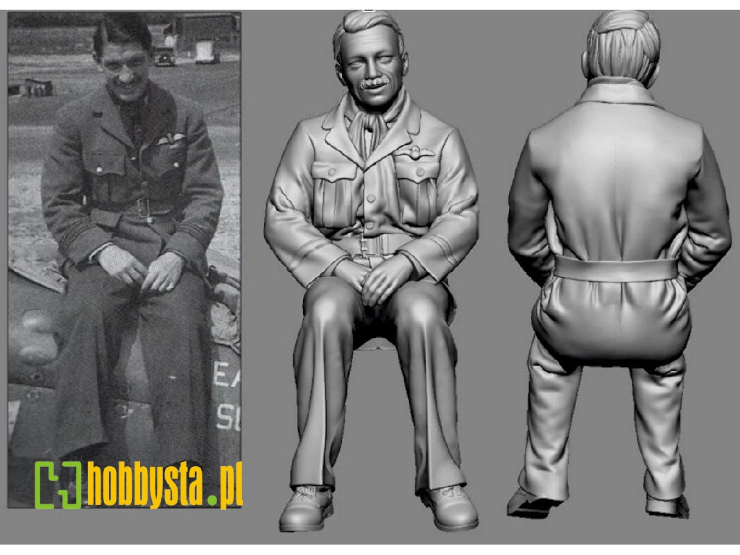 British Raf Wwii Aces - James Rankin (3d-printed) - zdjęcie 1