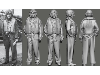 Polish Ace Raf Ww Ii Jan Zumbach - zdjęcie 1