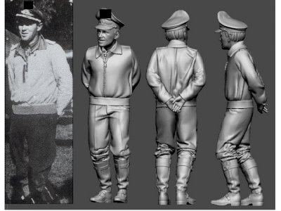German Luftwaffe Wwii Ace In France Rudolf Pflanz - zdjęcie 1