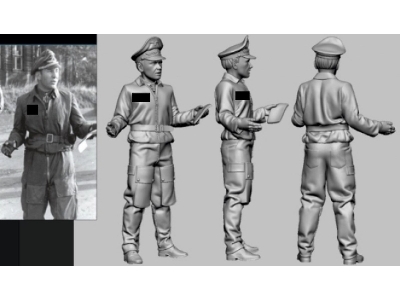 German Luftwaffe Wwii Ace Jg 5 (Eismeer) - Theodor Weissenberger (3d Printed) - zdjęcie 1