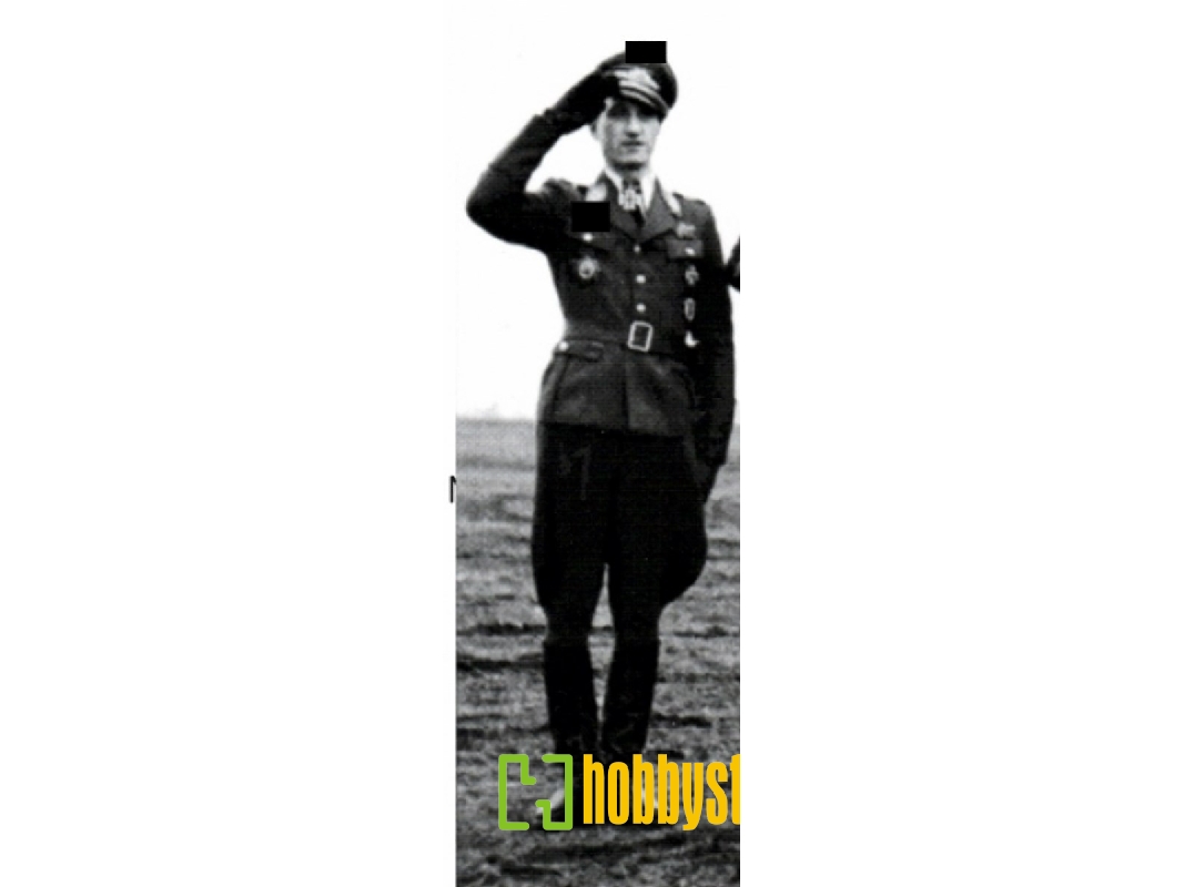 German Luftwaffe Wwii Austrian Ace - Walter Novotny (3d Printed) - zdjęcie 1