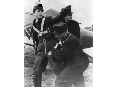 German Luftwaffe Wwii Austrian Ace - Walter Novotny In "flugdress" (3d Printed) - zdjęcie 1