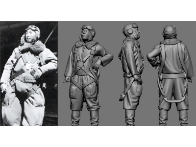 Japanese Wwii Army Ace Isamu Kashiide - zdjęcie 1