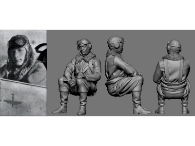 Japanese Wwii Army Ace Teruhiko Kobayashi - zdjęcie 1