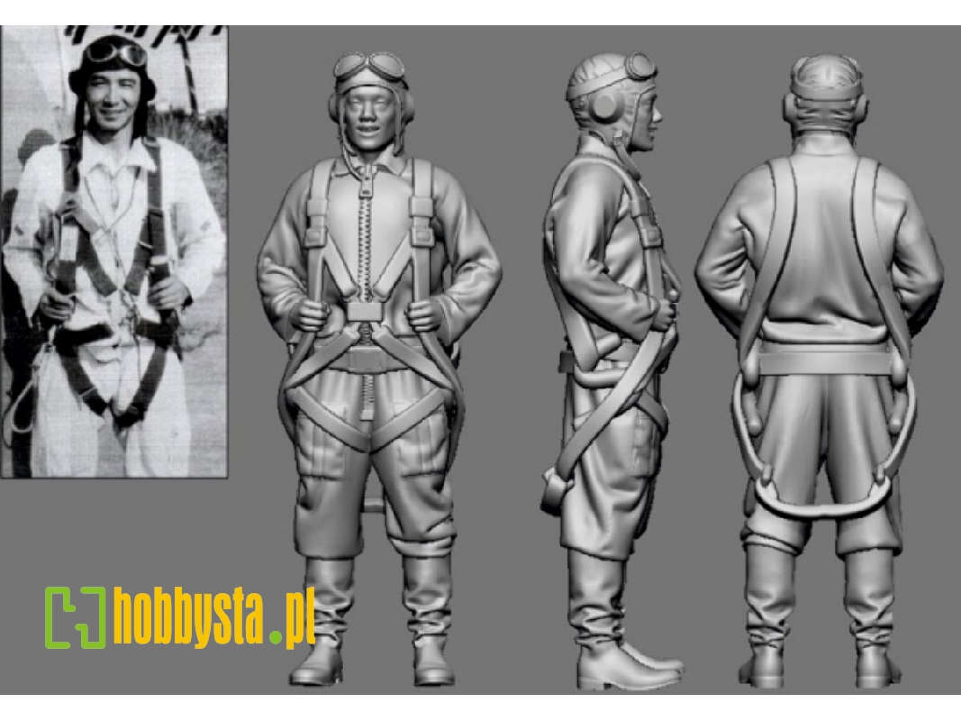 Japanese Wwii Army Ace Yukiyoshi Wakamatsu - zdjęcie 1