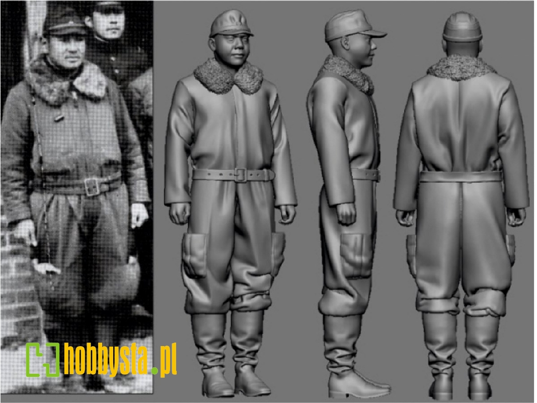 Japanese Wwii Army Ace Iwataro Hazawa - zdjęcie 1
