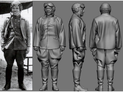 Japanese Wwii Army Ace Tateo Kato - zdjęcie 1