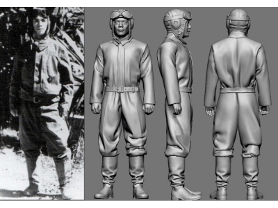 Japanese Wwii Army Ace Yojiro Ohbusa - zdjęcie 1
