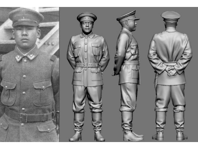 Japanese Wwii Army Ace Kyushiro Ohtake - zdjęcie 1