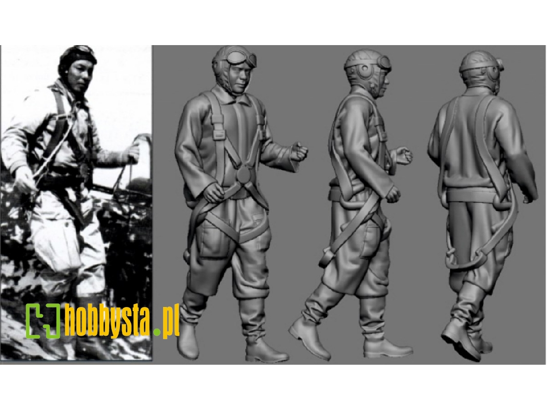 Japanese Wwii Army Ace Toshio  Sakagawa - zdjęcie 1