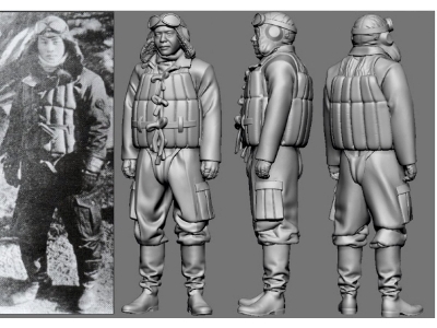 Japanese Wwii Navy Ace Hideo Watanabe - zdjęcie 1
