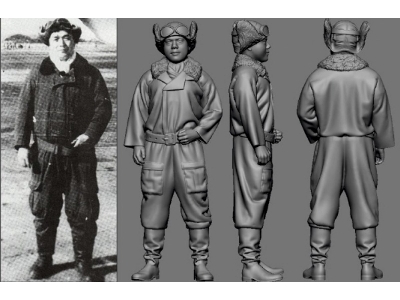 Japanese Wwii Navy Ace Sachio Endo - zdjęcie 1