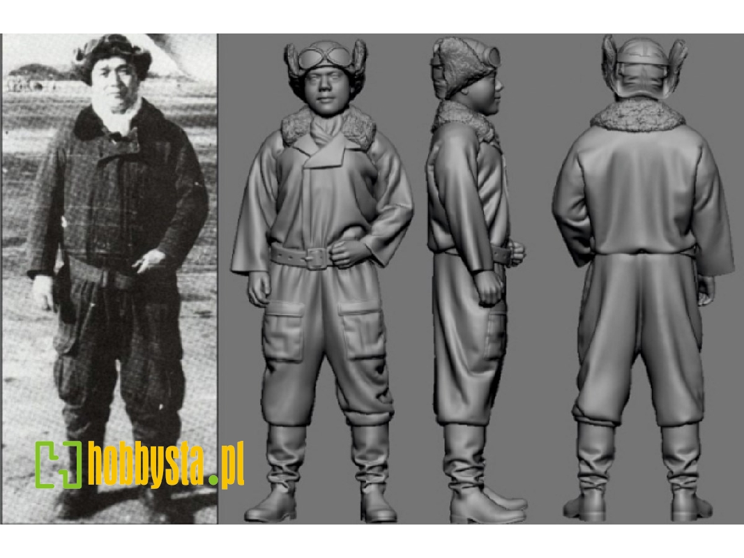 Japanese Wwii Navy Ace Sachio Endo - zdjęcie 1