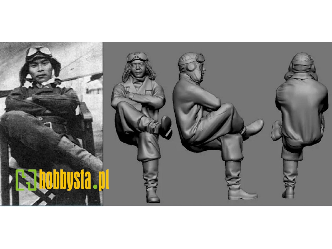 Japanese Navy Wwii Ace Kaneyoshi Muto (3d-printed) - zdjęcie 1