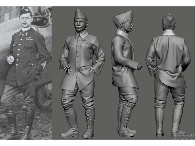 Wwi French Aces "les Cigognes" Desevin - zdjęcie 1
