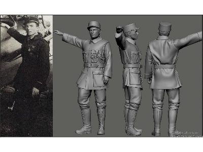 Wwi French Spad Aces Artigau - zdjęcie 1