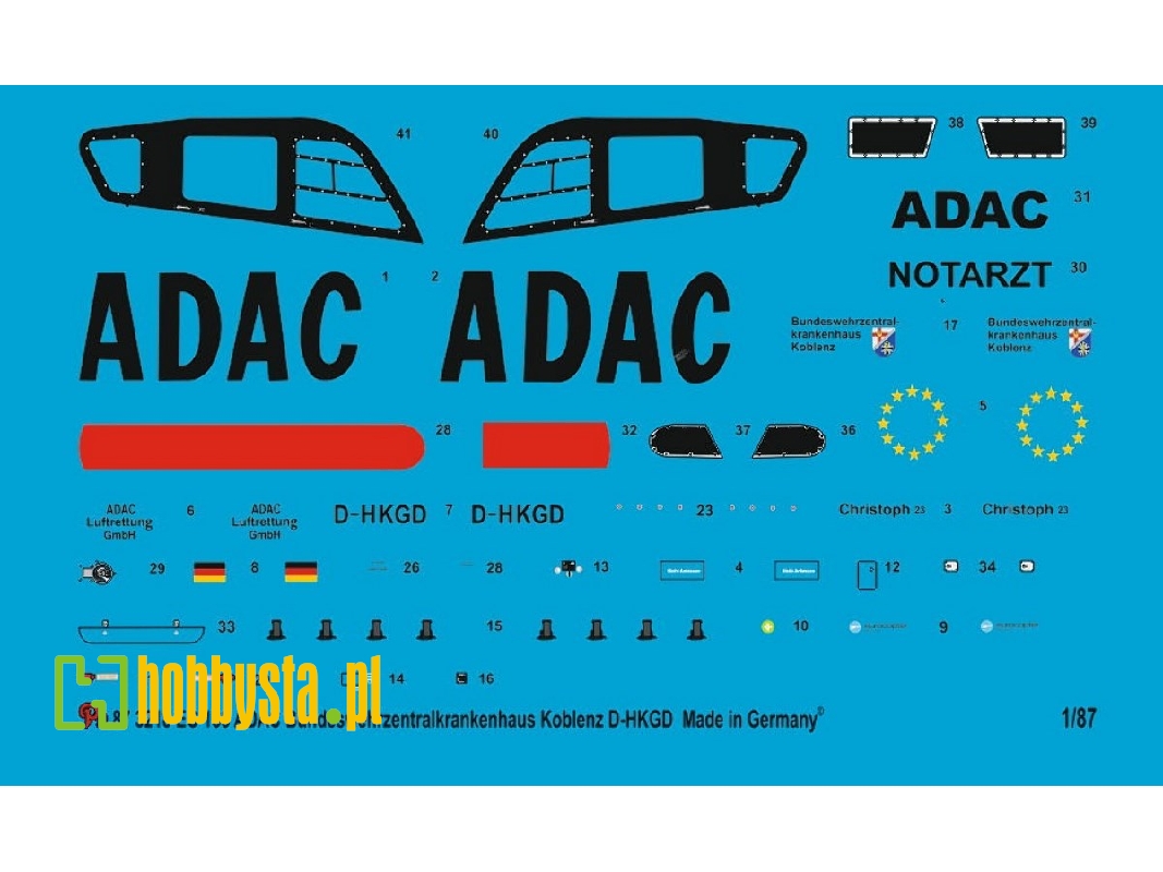 Ec 135 Adac Army Hospital Koblenz - zdjęcie 1
