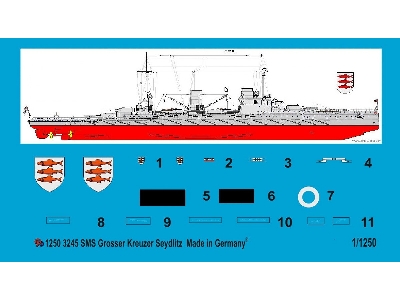 Sms Gross Cruiser Seydlitz - zdjęcie 1