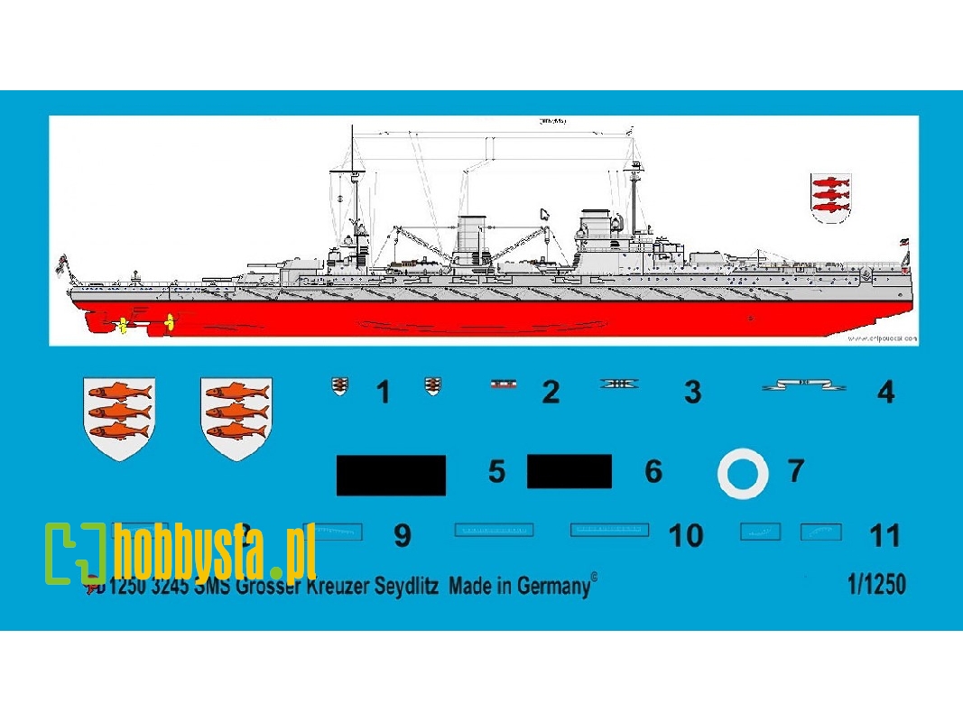 Sms Gross Cruiser Seydlitz - zdjęcie 1