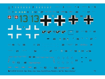 Bf 109 G-6 As Major Walter "gulle" Oesau, Stab/Jg1 Oesau, Paderborn, May 1944 - zdjęcie 1