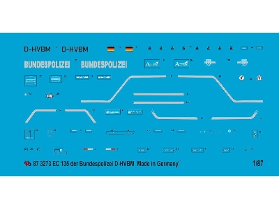 Ec 135 German Police Helicopter D-hvbm - zdjęcie 1