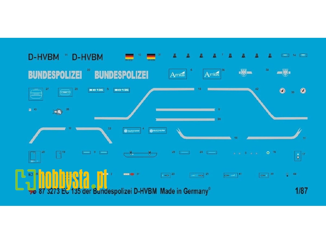 Ec 135 German Police Helicopter D-hvbm - zdjęcie 1