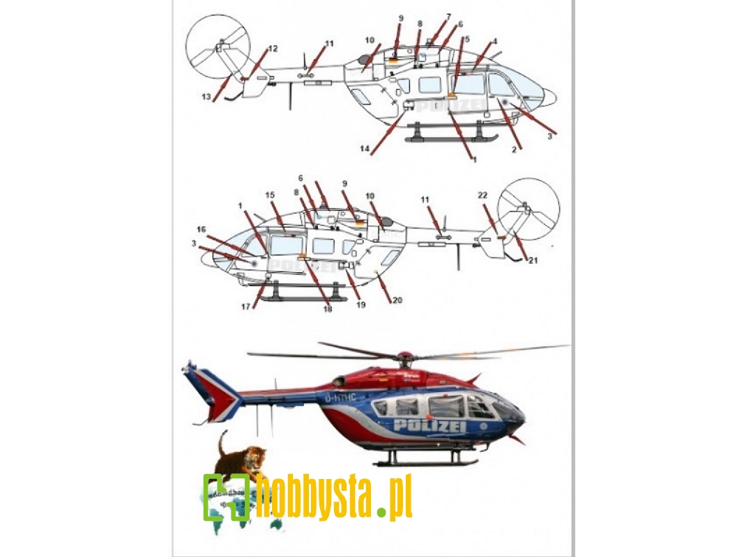 Ec 145 Police Helicopter Thüringen D-hthc - zdjęcie 1