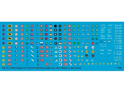 English Tank Unit Markings From 1944 - zdjęcie 1