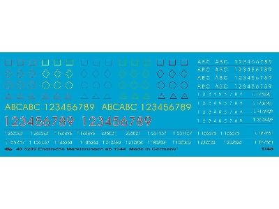 English Tank Markings From 1944 - zdjęcie 1