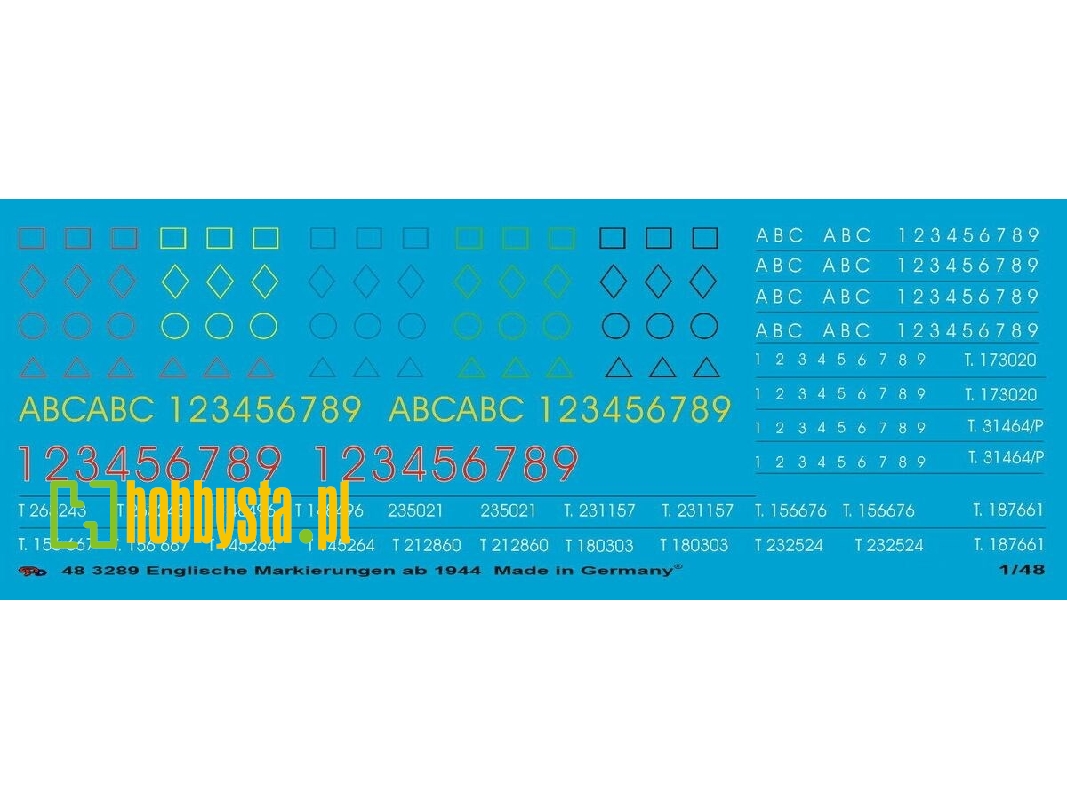 English Tank Markings From 1944 - zdjęcie 1