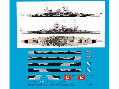 Battleship Scharnhorst 6. September 1943 With Body Camouflage - zdjęcie 1