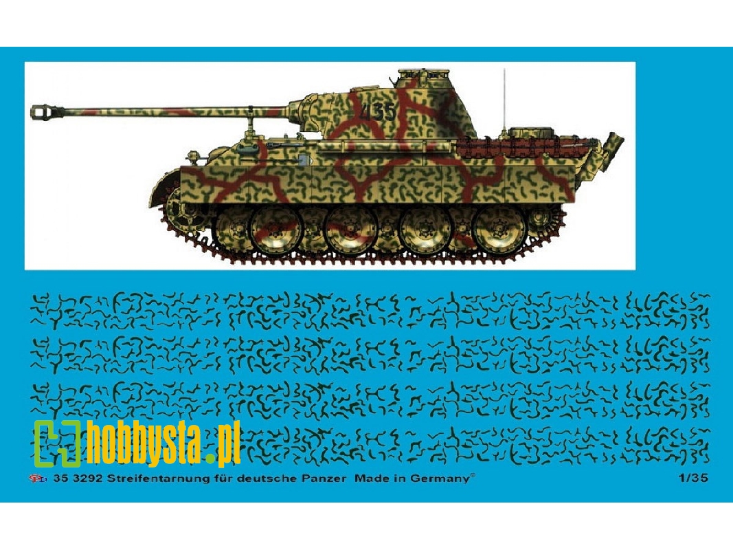 Stripe Camouflage For German Tanks - zdjęcie 1