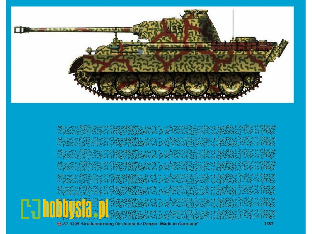 Stripe Camouflage For German Tanks - zdjęcie 1
